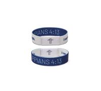 Flvkev Daily Bible Verse Bracelet Scan for Men Women, Wearable Bible Bracelet Christian Scripture Bracelets Catholic Inspirational Religious Faith Gifts, 6.8, Nylon, no gemstone