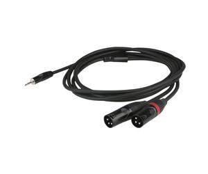 FLX46 - Mini Stereo Jack > 2 XLR/M 3p.