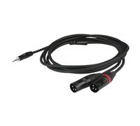 flx46 - Stereo Mini Jack > 2 XLR/M 3P.
