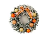 FLXHSA Artificial Christmas Wreath Christmas Wreath Decoration For Front Door For Home Front Door Wall Christmas Decoration Christmas Ornaments(40cm)