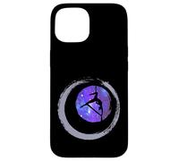 Fly Aerial Yoga, Hammock Silks, Zen Circle, Aerialist Galaxy Case for iPhone 15