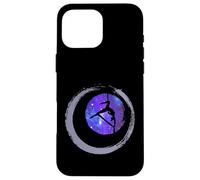 Fly Aerial Yoga, Hammock Silks, Zen Circle, Aerialist Galaxy Case for iPhone 16 Pro Max