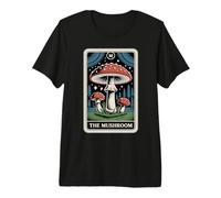 Fly Agaric Amanita Muscaria Tarot Card The Mushroom Premium T-Shirt