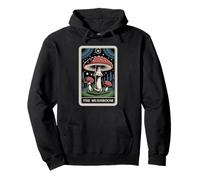 Fly Agaric Amanita Muscaria Tarot Card The Mushroom Pullover Hoodie