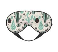 Fly Agaric and Flowers Sleep Mask Double-Sided Eye Mask Soft Adjustable Sleeping Eye Covers for Sleeping Perfect Shading Reduce Eye Edema
