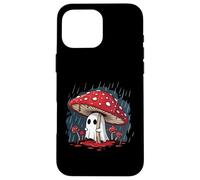 Fly Agaric Ghost - Spooky Halloween Ghost Mushroom Case for iPhone 16 Pro Max