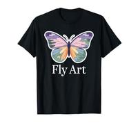 Fly Art Butterfly Nature Calm Serene Boho Peaceful T-Shirt