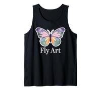 Fly Art Butterfly Nature Calm Serene Boho Peaceful Tank Top