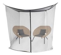 Fly Bed Net - Bed Curtains - Portable Canopy Protection Safety Black Curtains for Travel Dormitory Outdoor Patio Apartment