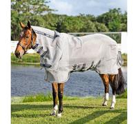 Horseware Ireland Rambo Protector Integrated Silver, Navy, White and Beige Fly Sheet 72