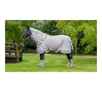 LeMieux Arika Armour-Tek Fly Rug - UV Protection - Antibacterial - Detachable Neck - Extended Belly Strap - Stone - 7ft