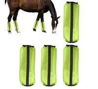 Fly Boots for Horses 4 Pieces Horse Mesh Leg Wraps