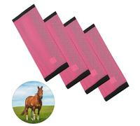 Fly Boots for Horses Set of 4 Breathable Mesh Horse Fly Boots Protective Shoofly Leggings for Horses Preventing Flies and Mosquitoes Bites 14.5*18.5inch Shoofly Leggings for