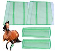 Fly Boots For Horses Set Of 4, Reusable Fly Boots For Horses, Fly Boots Horses, Fly Leggings, Horse Boots, Ensures Comfort Reduces Stomping