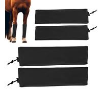 Fly Boots Horses | Adjustable Equine Leggings | Protective Horse Fly Boots for Racing, Competition, Stable, Jumping, Riding, Outdoors