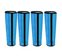 Fly Boots, Set of 4 Adjustable Breathable Mesh Protective Cover - Fly Boots Leggings for Training Competition Hiking Riding Care Outdoor Grazing Racing