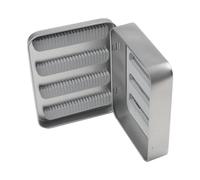 Fly Box Storage for Fly Fishing Lure Accessories Lightweight Compact Design with Sponge Interior Made of Tinplate (A)