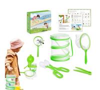Fly Catcher Set, Kids Nature Tools, Portable Observer Kit, 7.68x7.17x2.48 inches Preschool Learning Solution, for Boys Girls Kids Children Playground Outdoor Classroom Travel Party Exploration