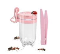 Fly Catcher with Lid Transparent Portable Air Hole | Catch Cage for Explorer Tool Outdoor Class Home Garden Camping
