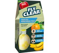 Fly Clear Fruit Fly Trap Easy To Use Discreet Design Non Toxic Reusable Insect Control For Kitchens Homes And Food Areas