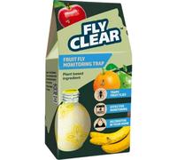 Fly Clear Fruit Fly Trap Easy To Use Indoor Fruit Fly Catcher Non Toxic Odourless For Food Storage Areas Long Lasting 1 Bottle