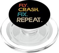 Fly Crash Fix Repeat PopSockets PopGrip for MagSafe