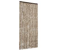 Fly Curtain Door Curtain Fly Screen Fly Blind Insect Curtain Chenille vidaXL