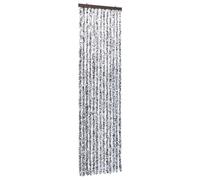 vidaXL Insect Curtain Brown and Beige 90x200 cm Chenille Doorway Fly Screen