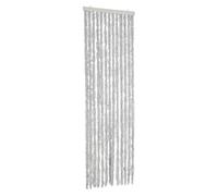 vidaXL Fly Curtain Door Curtain Fly Screen Curtain Grey 56x200 cm Chenille