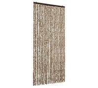 Fly Curtain Door Curtain Fly Screen Fly Blind Insect Curtain Chenille vidaXL