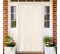 Fly Curtain Door Curtain Fly Screen Fly Blind Insect Curtain Chenille vidaXL