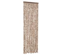 Fly Curtain Door Curtain Fly Screen Fly Blind Insect Curtain Chenille vidaXL