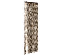 Fly Curtain Door Curtain Fly Screen Fly Blind Insect Curtain Chenille vidaXL