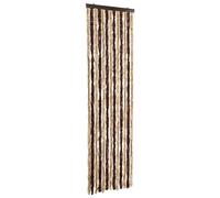 Fly Curtain Door Curtain Fly Screen Fly Blind Insect Curtain Chenille vidaXL