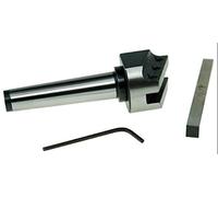 Fly Cutter MT2 Shank for Lathe & Milling Machine + HSS Bit & Key - M10 Drawbar Thread