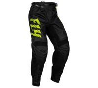 Fly F-16 2024 Youth Pants - Black / Neon Green / Light Grey