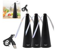 Fly Fan,Fly Away Bug Repellent Fan For Outdoor/Indoor,USB or Batteries Powered, Portable with 2 Fans Leaf and Hook Restaurants Keep Flies Away for Picnic, BBQ, Party (3pc)