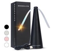 Fly Fans for Tables by Modern Lyfe - AA Battery & USB Powered - Fly Swatter Outdoor Camping Accessory Or for Food at Parties, Restaurants & Picnics, Bug Fan, Spinner Keeps Flies Away (1 Pack - Black)