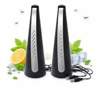 Fly Fans For Tables,Fly Fans for Tables USB rechargeable, Flys Spinner For Table,USB Plug-in & Batteries Powered,Portable Flys Repelling Fan For Indoor Oudoor Home & Kitchen Patio Picnic BBQ Camping