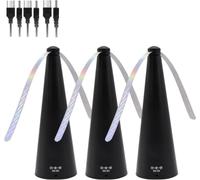 Fly Fans For Tables,Fly Fans for Tables USB rechargeable, Flys Spinner For Table,USB Plug-in & Batteries Powered,Portable Flys Repelling Fan For Indoor Oudoor Home & Kitchen Patio Picnic BBQ Camping