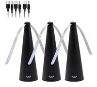 Fly Fans for Tables,Fly Repellent Fan Portable Table Spinner Fans Effective Fly Fans Deterrents for Bug Away from Food Automatic Keep Flies Fan for Outdoor Indoor House Garden Patio Picnic BBQ Party