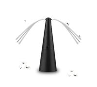 Fly Fans for Tables, Fly Repellents Fan for Tables with Soft Blades, Silent Mosquito Repellents FlyFan Battery Powered, Keep FlyBugs Away from Your Food, Use for Home, Camping (Black,1 PACK)