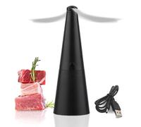 Fly Fans For Tables, Portable USB Fly R epellent Fan with Soft Holographic, Quiet Flys Spinner for Table, Keep Flys Away, Fly Fans for Indoor Outdoor Picnic BBQ Party