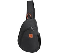 Fly Fashion Unisex Water-Resistant Stylish Casual Office College Travel Sling One Side Shoulder Bag (Black)