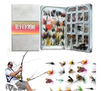 Fly Fishing Advent Calendar, 24 Days of Fishing Advent, Fishing Lure Advent Calendar 2025, Christmas Fishings Advents Calendars Perfect Holiday Surprise for Fisher Adult Men Teen Boys
