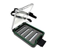 Fly Fishing Box - Fishing Storage Fishing Tackle Case,Box With Lanyard, Portable Box One-Sided See-Through Pocket Box For The Mobile Angler