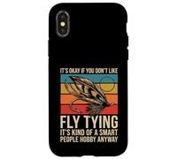Fly Fishing Brook Dry Fly Tying Fisherman Case for iPhone X/XS