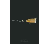 Fly Fishing Brown Trout Dry Fly Tying Fisherman Notebook: Retro Funny Fishing Notebook Fishing 6x9 - 110 Lined Pages / 60 Sheets: Notebook Journal for Fishing Lover, Fisherman