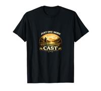 Fly Fishing Design - Just One More Cast - Angler Apparel T-Shirt