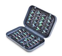 Fly Fishing Flies - Assorted Realistic Fishing Insects, Artificial Bait Kit with Storage Case | 40pcs Hand Fly Collection for River or Stream Fishing Selection
